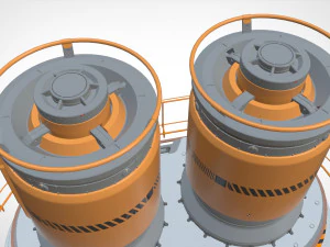 Sci fi modular environment 7 3D Model