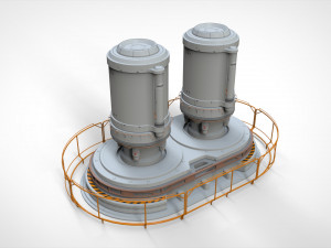 Sci fi modular environment 7 Model 3D