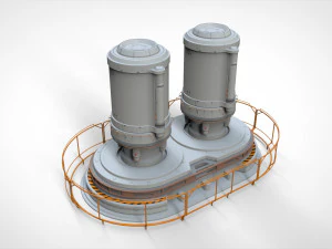 Sci fi modular environment 7 3D Model