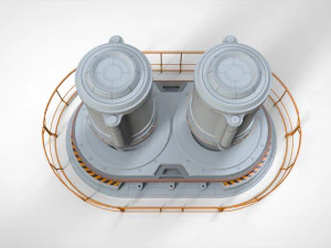 Sci fi modular environment 7 3D Model