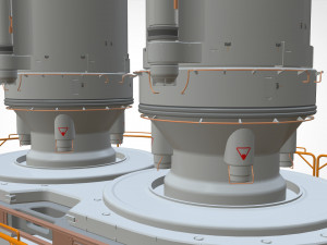 Sci fi modular environment 7 Model 3D