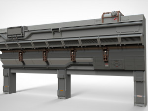 Sci-fi architecture kitbash 14 3D 模型