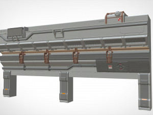 Sci-fi architecture kitbash 14 3D 模型