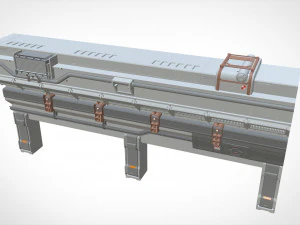 Sci-fi architecture kitbash 14 3D Model