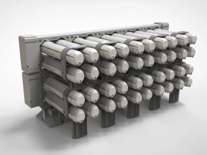 Sci-fi architecture kitbash 14 3D Model
