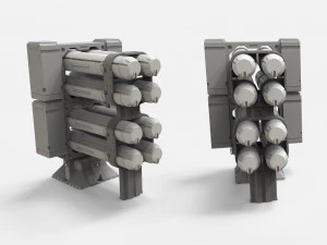 Sci-fi architecture kitbash 14 3D Model