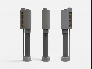 Sci-fi architecture kitbash 14 3D 模型