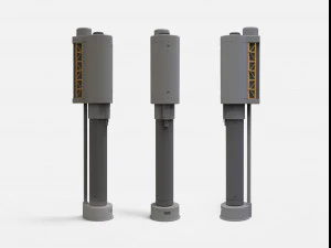 Sci-fi architecture kitbash 14 3D Model