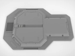 Sci-fi architecture kitbash 14 3D Model