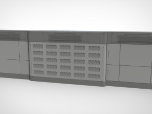 Sci-fi architecture kitbash 15 3D Model