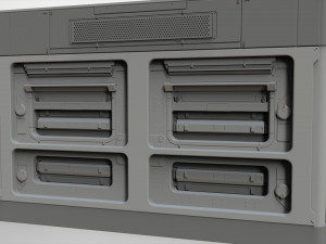 Sci-fi architecture kitbash 15 3D Model