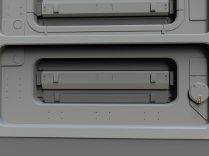 Sci-fi architecture kitbash 15 3D Model