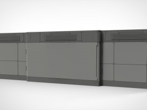 Sci-fi architecture kitbash 15 3D Model