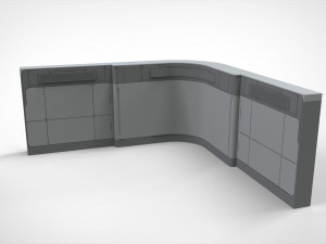 Sci-fi architecture kitbash 15 3D Model