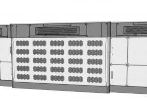 Sci-fi architecture kitbash 15 3D Model