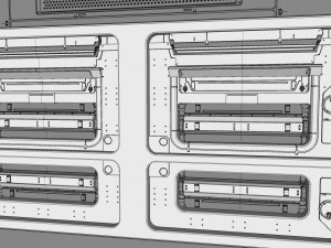 Sci-fi architecture kitbash 15 3D Model