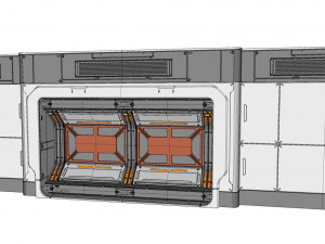 Sci-fi architecture kitbash 15 3D Model