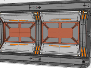 Sci-fi architecture kitbash 15 3D Model