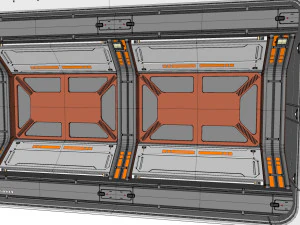 Sci-fi architecture kitbash 15 3D Model