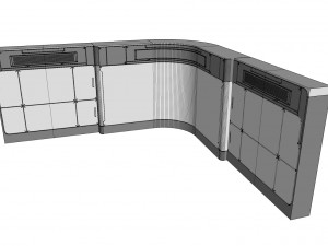 Sci-fi architecture kitbash 15 3D Model