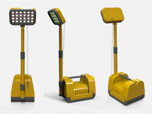 Sci fi lighting 3 3D Model