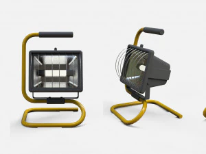 Sci fi lighting 3 3D Model