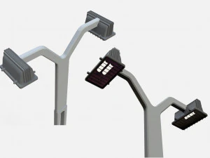 Sci fi lighting 3 3D Model