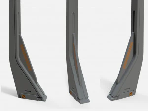 Sci fi lighting 3 3D Model