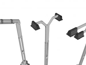 Sci fi lighting 3 3D Model
