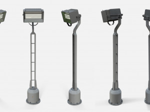 Sci fi lighting 4 3D 모델