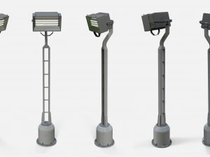 Sci fi lighting 4 3D Model