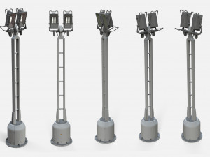 Sci fi lighting 4 3D 모델
