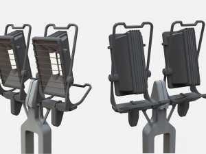 Sci fi lighting 4 3D 모델
