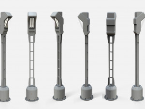 Sci fi lighting 4 3D 모델
