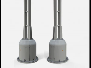 Sci fi lighting 4 3D Model