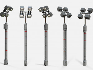 Sci fi lighting 4 3D 모델