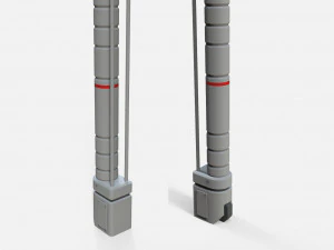 Sci fi lighting 4 3D Model