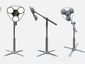 Sci fi lighting 4 3D 모델