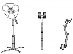 Sci fi lighting 4 3D 모델