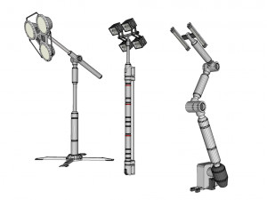 Sci fi lighting 4 3D 모델