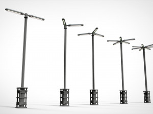 Sci fi lighting 5 3D Model