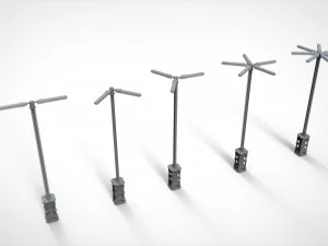 科幻灯光5 3D 模型