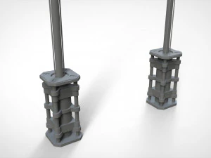 科幻灯光5 3D 模型