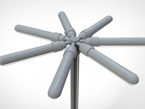 科幻灯光5 3D 模型