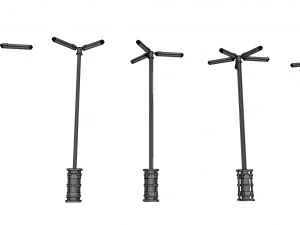 科幻灯光5 3D 模型