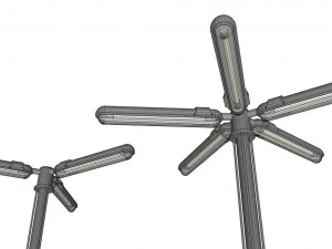 科幻灯光5 3D 模型