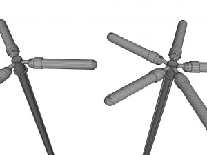 科幻灯光5 3D 模型