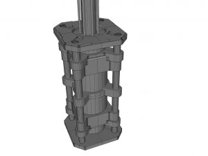 科幻灯光5 3D 模型
