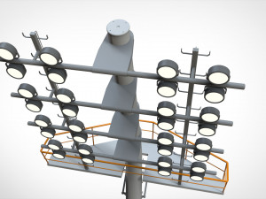 Floodlight 1 3D Model