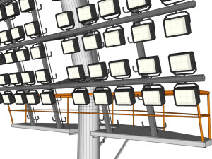 Floodlight 1 3D Model